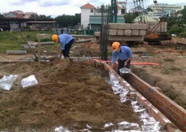 Phòng chống mối cho công trình xây mới bằng thuốc PMS 100 dạng bột